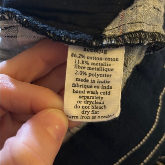 Ace & Jig Cotton Blend Tunic style mini dress Blue and Black Stripe - Picture 8 of 8